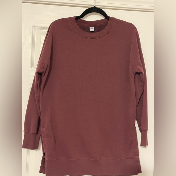 Old Navy, mauve, tunic sweatshirt, size M - Picture 3 of 3